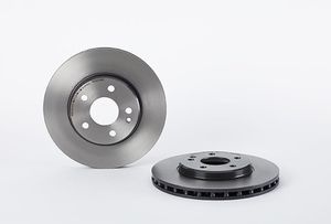 Remschijf COATED DISC LINE BREMBO, Remschijftype: Binnen geventileerd, u.a. für Mercedes-Benz