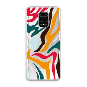 Colored Zebra: Xiaomi Redmi Note 10 Lite Transparant Hoesje