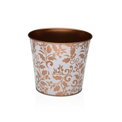 Bloempot Versa Aurea Metaal Minimalist 13,3 X 11,3 X 13,3 CM