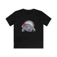 T-shirt regular zwart - kids - Bulldog Vintage - logo voor groot