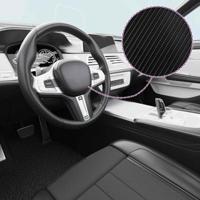 VidaXL 2 st autofolie 4d 100x150 cm + 50x150 cm zwart