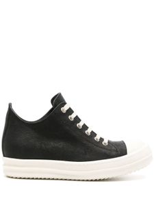 Rick Owens baskets à bout contrastant - Noir