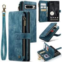 Google Pixel 8 Pro Caseme C30 Multifunctioneel Portemonnee Hoesje - Blauw