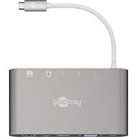 USB-C Aluminium Multiport Adapter Kaartlezer USB-C Aluminium Multiport Adapter Kaartlezer