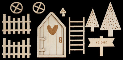 LIVARNO home Kabouterhuis decoratieset (Harteditie decoratieset)