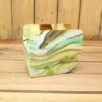 Bonbon doosjes - Chocolade doosje - Wave green LAAG - 24 stuks