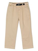 Woolrich Kids pantalon droit à taille ceinturée - Tons neutres