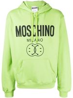 Moschino hoodie à logo imprimé - Vert