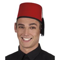 Carnaval verkleed Fez hoed voor volwassenen - thumbnail