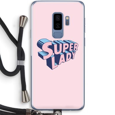 Superlady: Samsung Galaxy S9 Plus Transparant Hoesje met koord