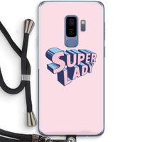 Superlady: Samsung Galaxy S9 Plus Transparant Hoesje met koord