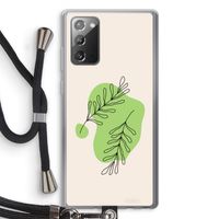 Beleaf in you: Samsung Galaxy Note 20 / Note 20 5G Transparant Hoesje met koord