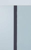 Beaux Chelles verlengingsprofiel 3x200cm voor 8mm glas mat zwart