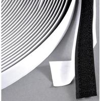 Klittenband klevend 20mm zwart haak 25m