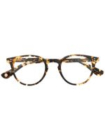 Garrett Leight lunettes de vue Clement à effet écaille de tortue - Marron