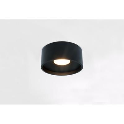 Artdelight Strakke plafondlampOran Ø 12cm zwart - PL ORAN ZW