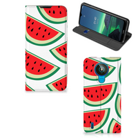 Nokia 1.4 Flip Style Cover Watermelons - thumbnail