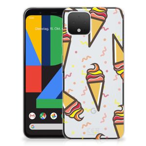 Google Pixel 4 Siliconen Case Icecream