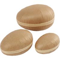 Creativ Company Tweedelig ei , l: 12+15+18 cm, 3 stuk/ 1 doos