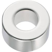 Conrad Components 506023 Permanente magneet Ring (Ø x h) 20 mm x 2 mm N35M 1.18 - 1.24 T Grenstemperatuur (max.): 100 °C