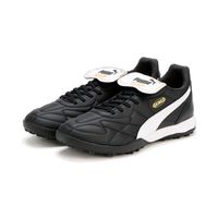 PUMA King Top Turf Voetbalschoenen (TF) Zwart Wit Goud - thumbnail