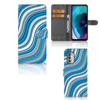 Motorola Moto G51 5G | Telefoon Hoesje | Waves Blue
