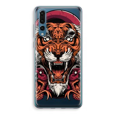 Tiger and Rattlesnakes: Huawei P20 Pro Transparant Hoesje