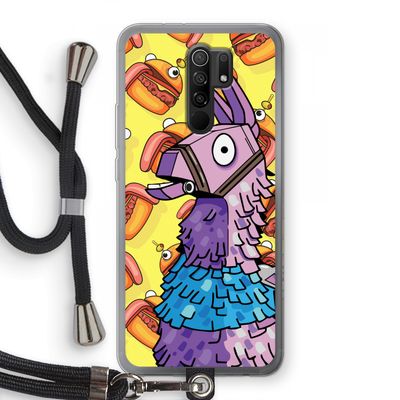 Loot Burger: Xiaomi Redmi 9 Transparant Hoesje met koord