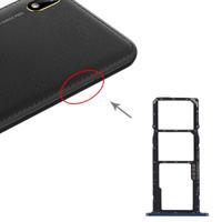 SIM-kaart lade + SIM-kaart lade + micro SD-kaart lade voor Huawei Y5 (2019) (groen)