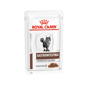 Royal Canin gastrointestinal moderate calorie kattenvoer 12x85gr natvoer