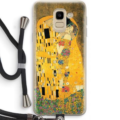 Der Kuss: Samsung Galaxy J6 (2018) Transparant Hoesje met koord