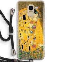 Der Kuss: Samsung Galaxy J6 (2018) Transparant Hoesje met koord