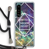 Negenduust ruimte: Sony Xperia 5 III Transparant Hoesje met koord