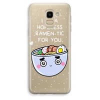 I'm A Hopeless Ramen-Tic For You: Samsung Galaxy J6 (2018) Transparant Hoesje