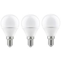 Paulmann 28427 LED-lamp Energielabel G (A - G) E14 3.5 W Warmwit (Ø x h) 45 mm x 80 mm 3 stuk(s) - thumbnail