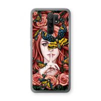 Lady Moth: Xiaomi Redmi 9 Transparant Hoesje