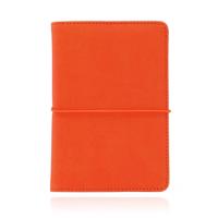 Paspoort Cover met elastiek - PU Leer Oranje