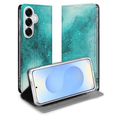 Book Cover Samsung Galaxy S26 Plus Painting Blue