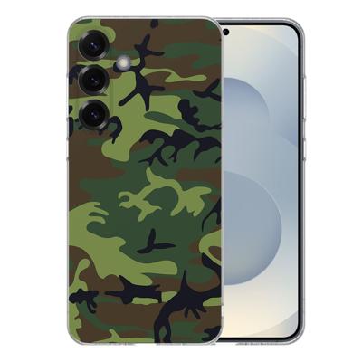 TPU Hoesje Samsung Galaxy S25 Plus - Army Dark Backcover TPU Hoesje Samsung Galaxy S25 Plus - Army Dark Backcover