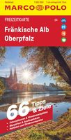 Wegenkaart - landkaart 34 Marco Polo Freizeitkarte Fränkische Alb - Oberpfalz | MairDumont Wegenkaart - landkaart 34 Marco Polo Freizeitkarte Fränkische Alb - Oberpfalz | MairDumont