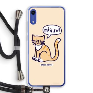 Miauw: Honor Play 8A Transparant Hoesje met koord
