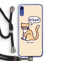 Miauw: Honor Play 8A Transparant Hoesje met koord