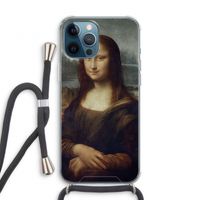 Mona Lisa: iPhone 12 Pro Transparant Hoesje met koord