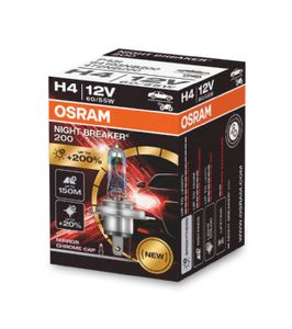 Gloeilamp, verstraler, Gloeilamp, mistlamp, Gloeilamp, koplamp OSRAM, Spanning (Volt)12V, u.a. für Mercedes-Benz, VW, Citroën