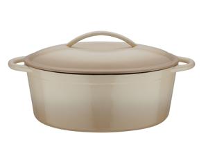 GSW Gietijzeren braadpan (33 x 25 cm, Crème, Braadpan)