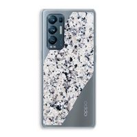 Gespikkelde marmer: Oppo Find X3 Neo Transparant Hoesje