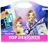 Toi-Toys Top designer rockstar met stikkers en sjablonen Toi-Toys Top designer rockstar met stikkers en sjablonen