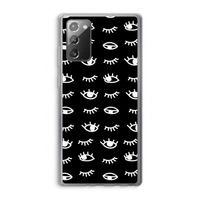 Eye pattern #3: Samsung Galaxy Note 20 / Note 20 5G Transparant Hoesje