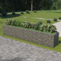 Gabion plantenbak verhoogd 540x90x100 cm gegalvaniseerd staal