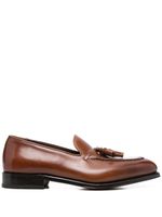 Ferragamo mocassins en cuir à glands - Marron